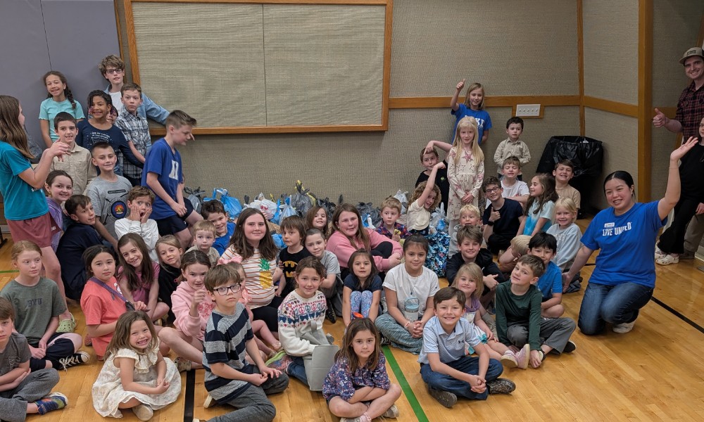 Area children gather to help fill Weekend Backpacks - JustServe