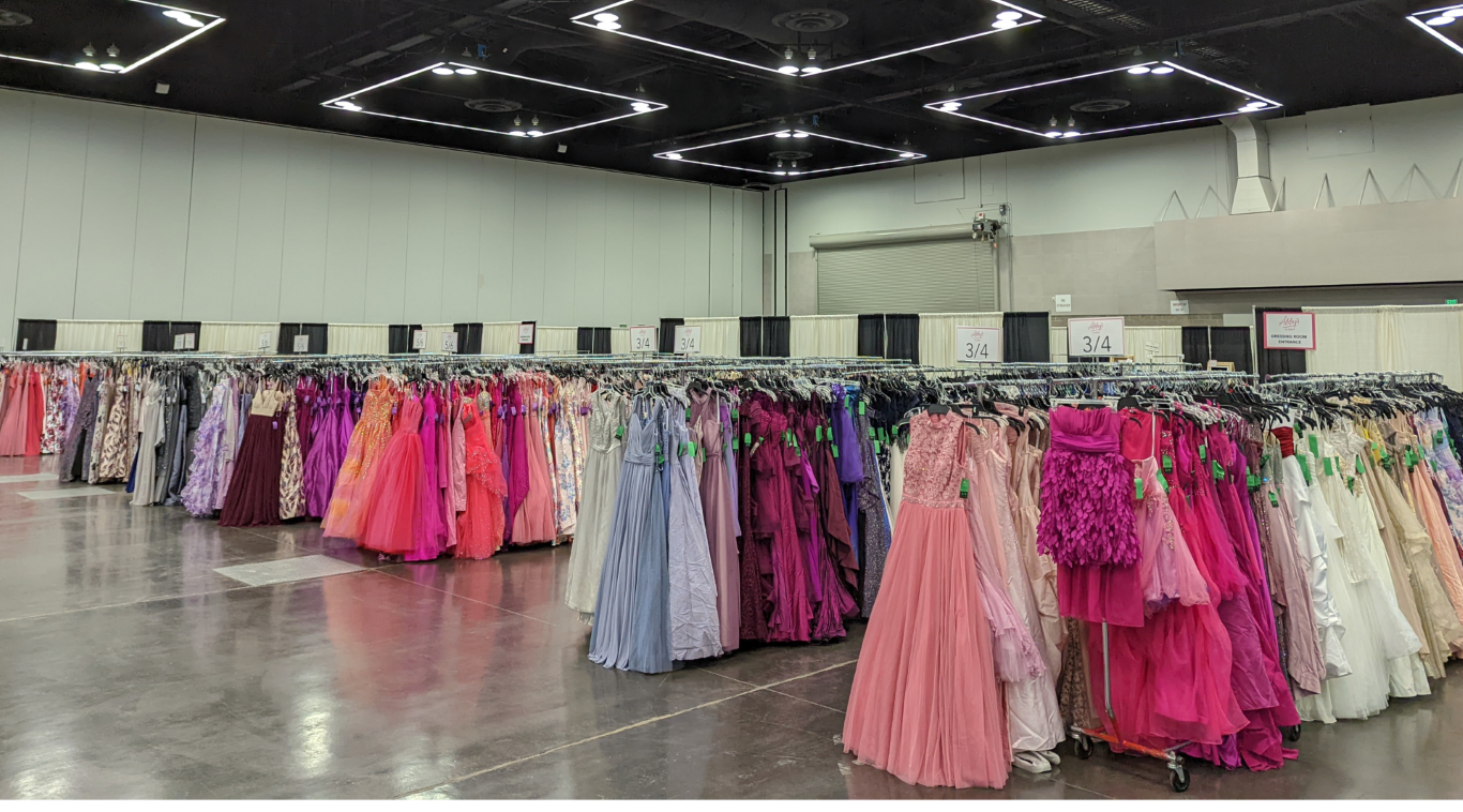 Abby's Closet Gives away hundreds of Prom Dresses! - JustServe