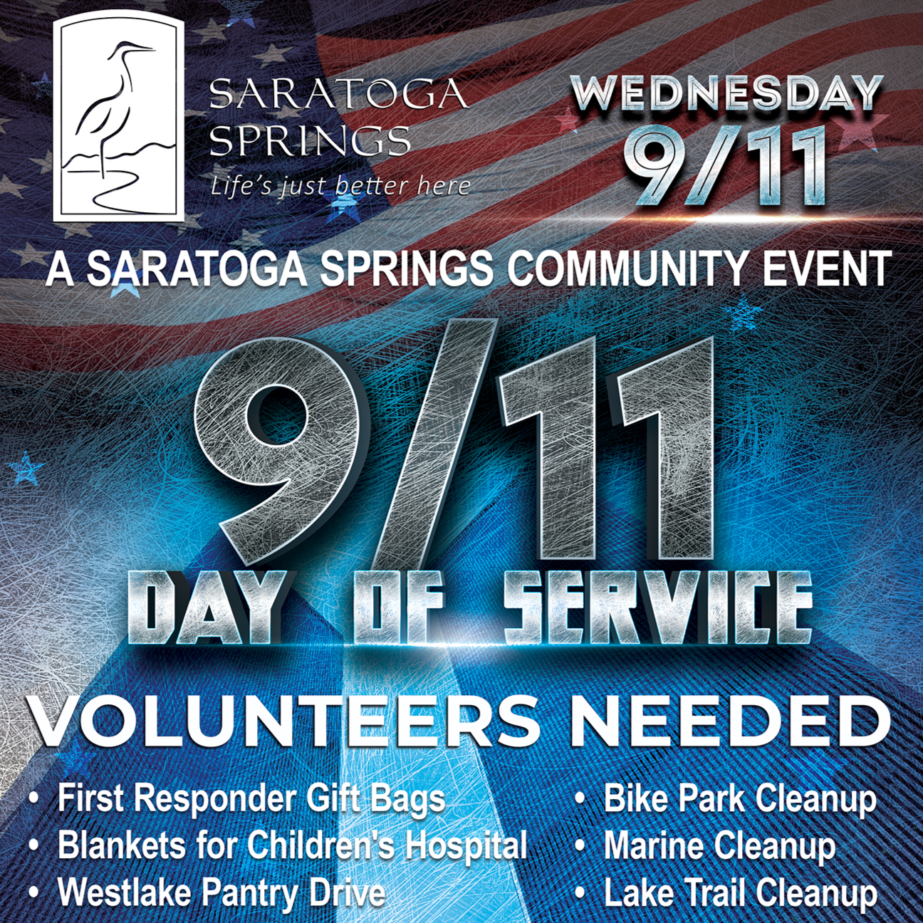 Saratoga Springs 9/11 Day of Service - JustServe
