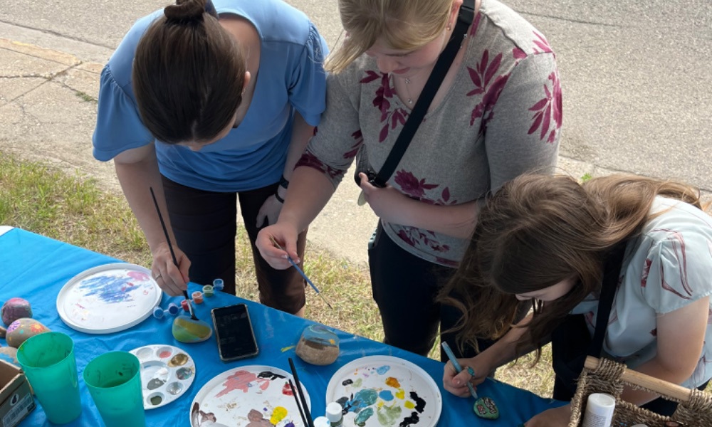 Painted Rocks for Community Garden - JustServe
