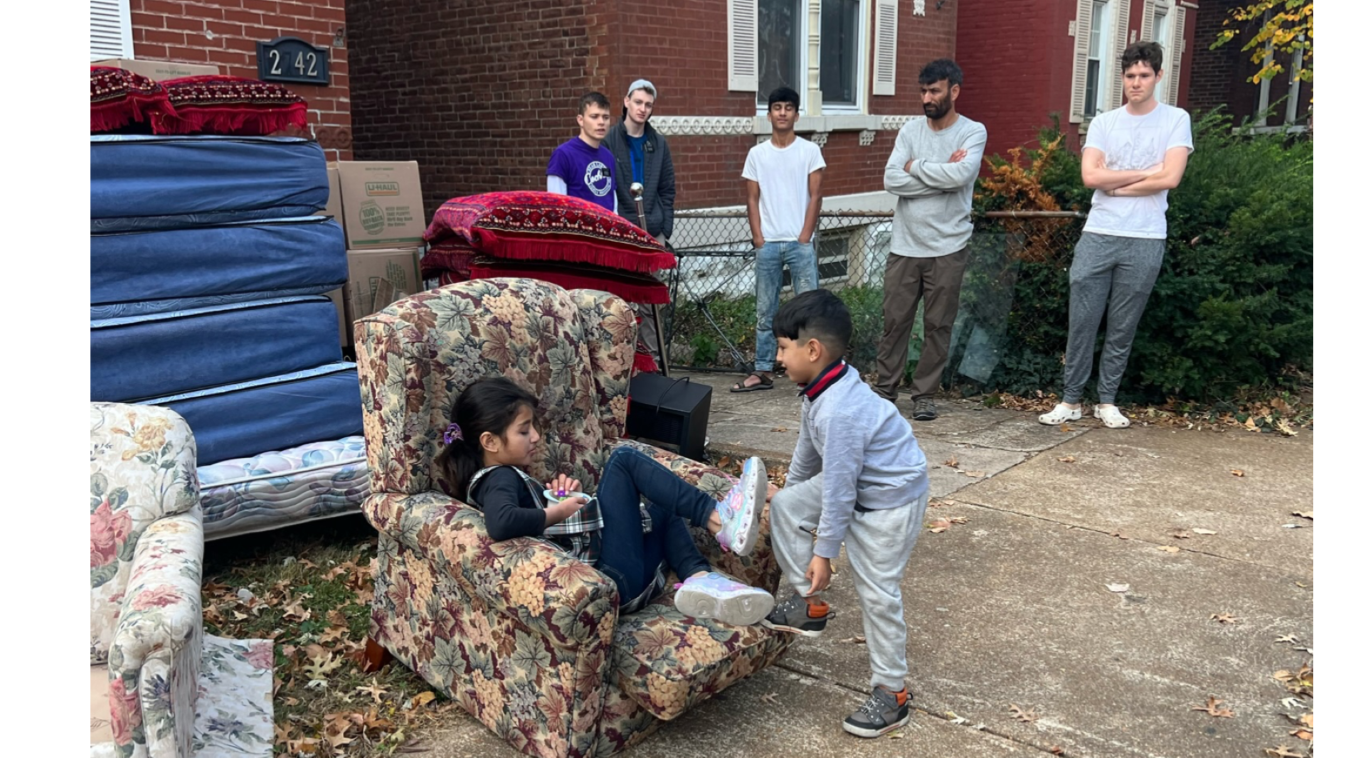 Many helping hearts and hands move large Refugee Family - JustServe